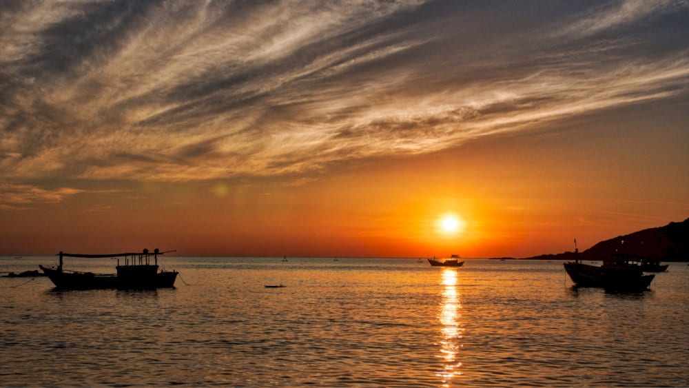 Sunrise and sunset are also the best times to avoid the midday heat and enjoy the beach
